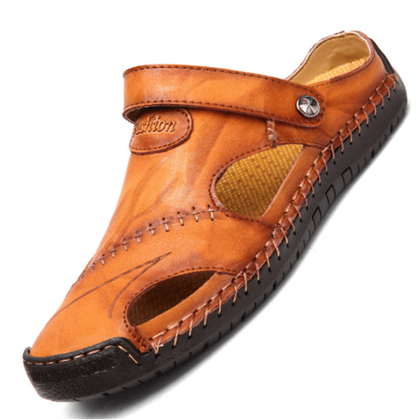 Chris Orthopedic Leather Sandals