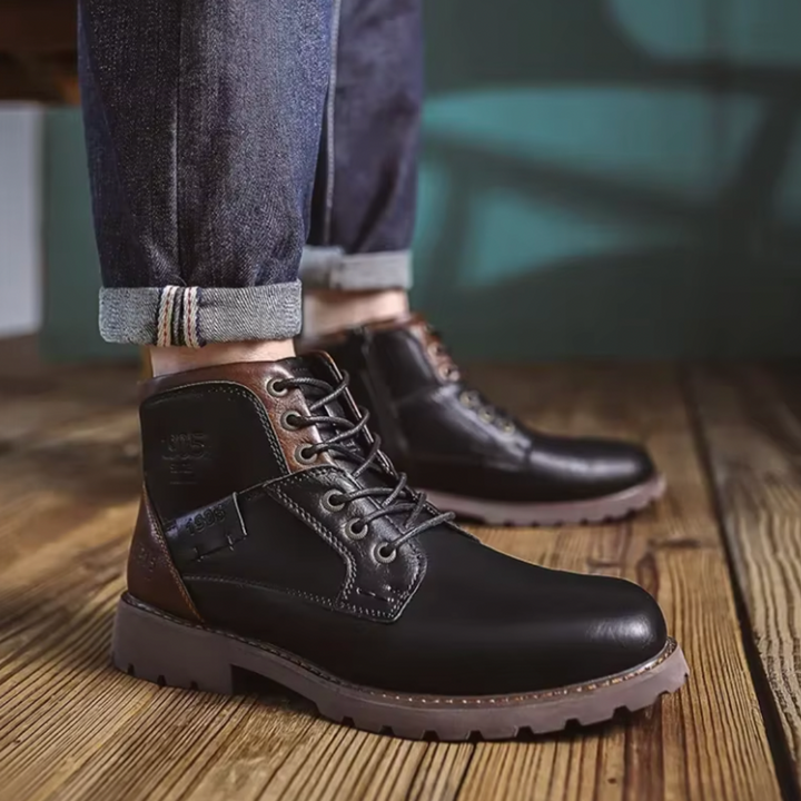 Aaron | Vintage Leather Boots