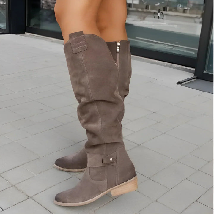 Teresa | Leather High Boots