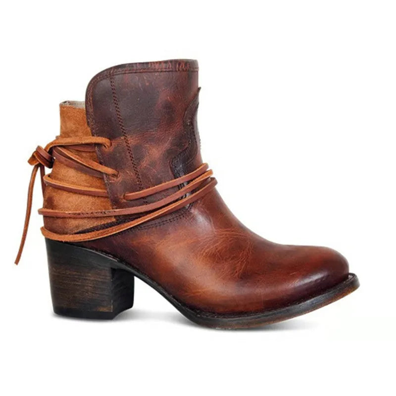 Lucia | Vintage Western Ankle Boots