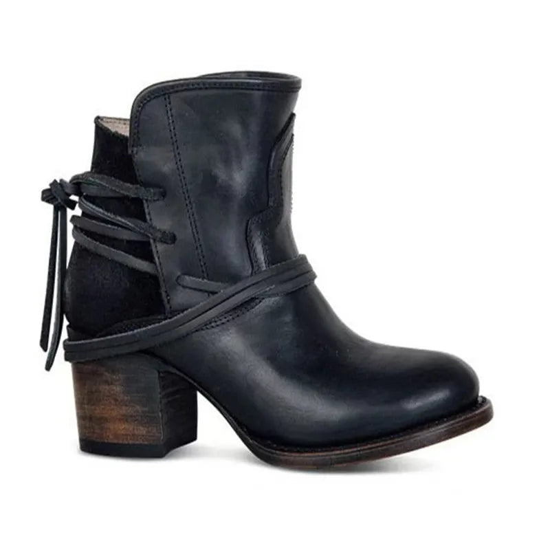 Lucia | Vintage Western Ankle Boots