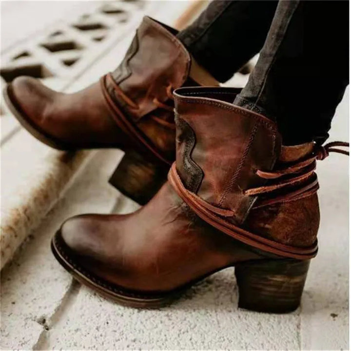 Lucia | Vintage Western Ankle Boots