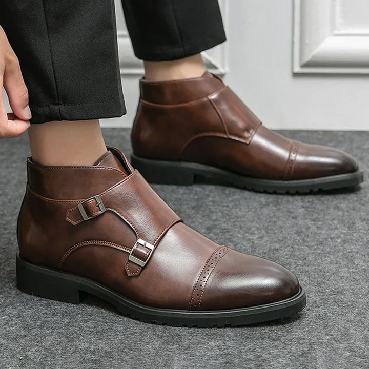 Dorian | Double Monk Strap Boots