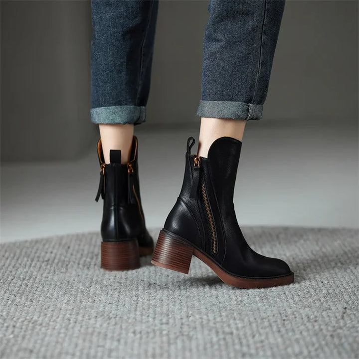 Laura | Leather Ankle Boots