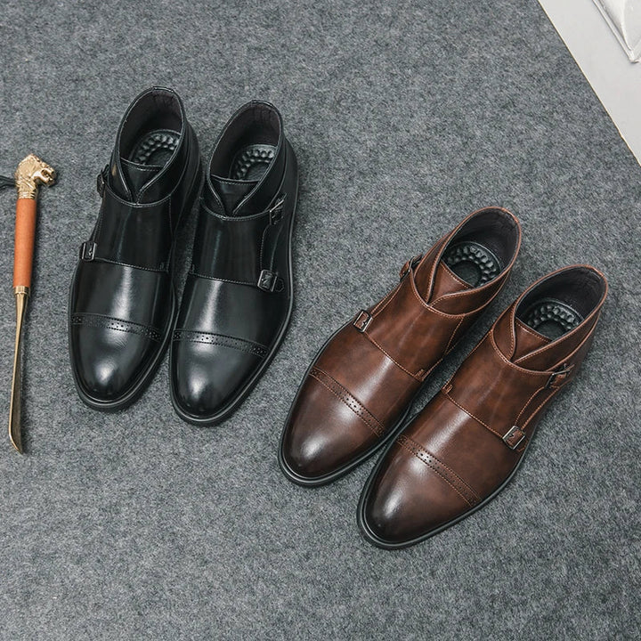 Dorian | Double Monk Strap Boots