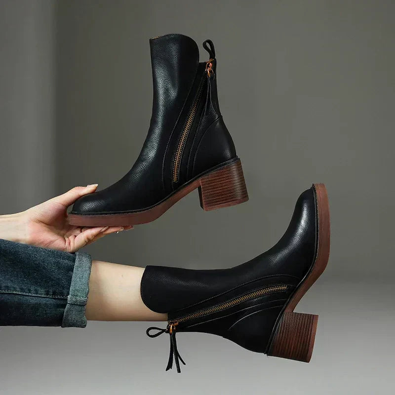 Laura | Leather Ankle Boots