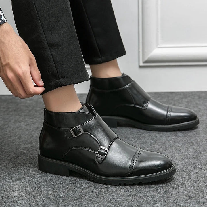 Dorian | Double Monk Strap Boots