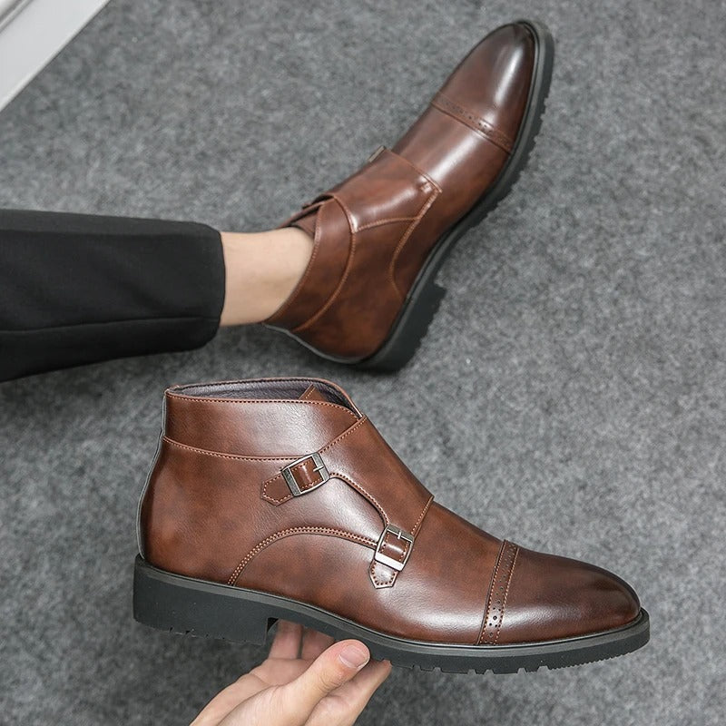 Dorian | Double Monk Strap Boots