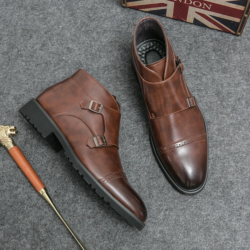 Dorian | Double Monk Strap Boots