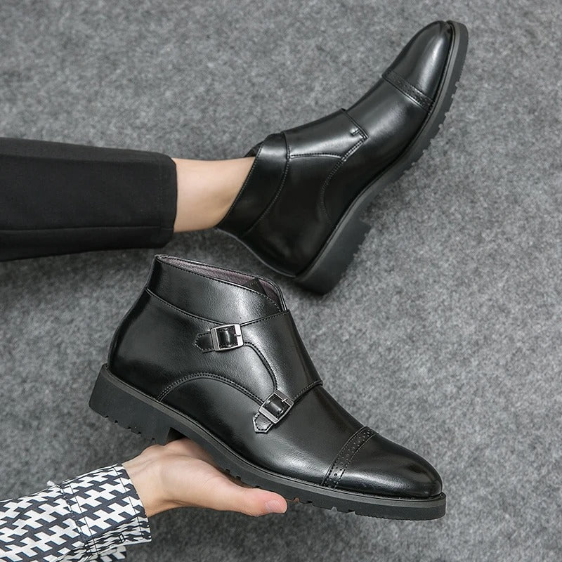 Dorian | Double Monk Strap Boots